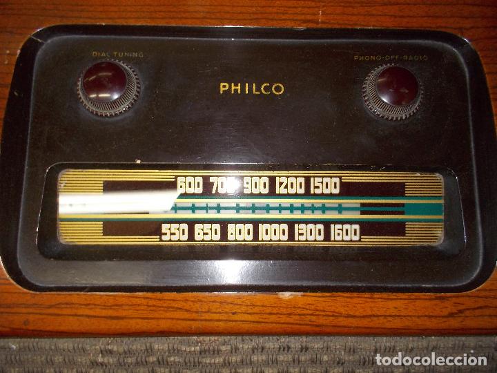 Radios de v&aacute;lvulas: Radio philco funcionando - Foto 13