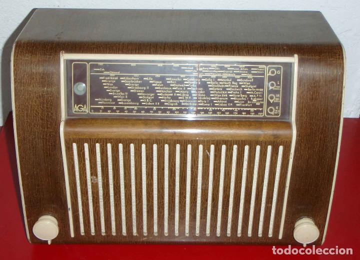 Radios de v&aacute;lvulas: RADIO AGA FUNCIONANDO - Foto 1