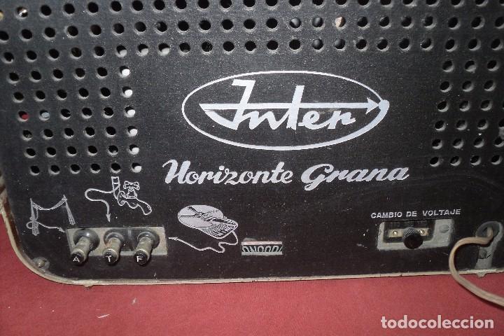 Radios de v&aacute;lvulas: RADIO INTER,BAQUELITA,FUNCIONANDO,A&Ntilde;OS 40 - Foto 5
