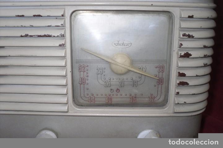 Radios de v&aacute;lvulas: RADIO INTER,BAQUELITA,FUNCIONANDO,A&Ntilde;OS 40 - Foto 6