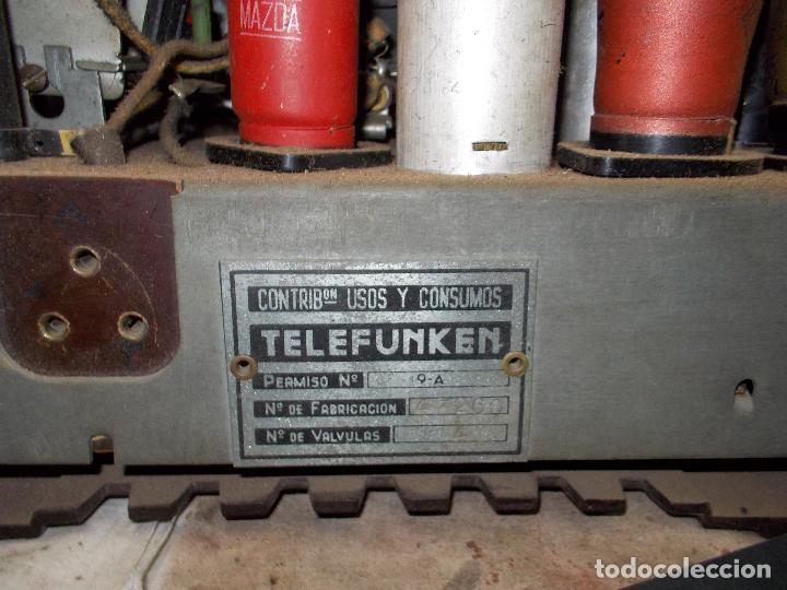 Radios de v&aacute;lvulas: Radio Telefunken Mozart - Foto 7