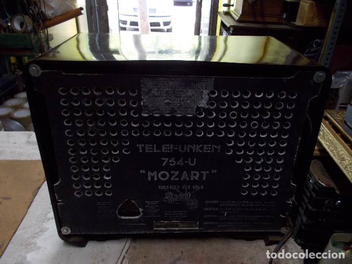 Radios de v&aacute;lvulas: Radio Telefunken Mozart - Foto 11
