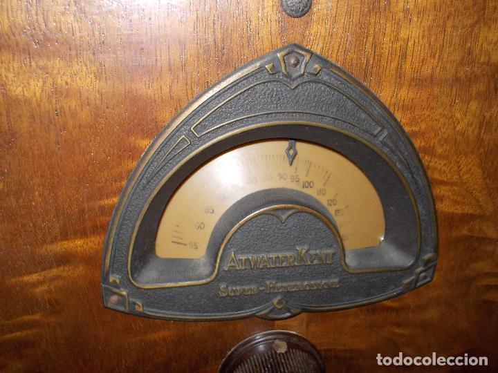 Radios de v&aacute;lvulas: Radio capilla Atwater kent - Foto 5