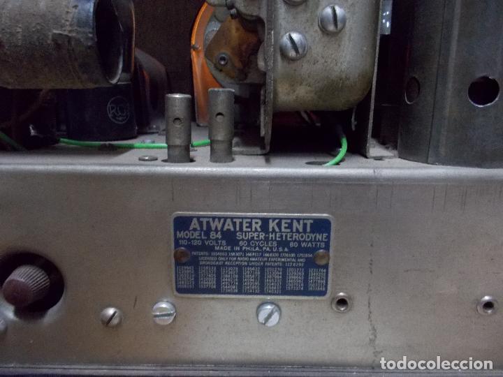 Radios de v&aacute;lvulas: Radio capilla Atwater kent - Foto 10