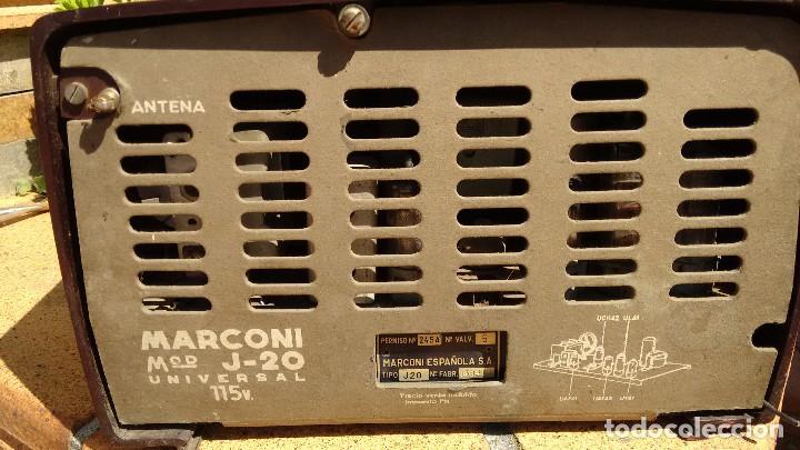 Radios de v&aacute;lvulas: Marconi J20 - Foto 4