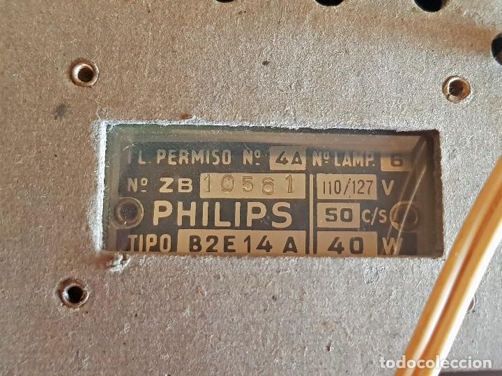Radios de v&aacute;lvulas: ANTIGUA RADIO DE VALVULAS PHILIPS ( FUNCIONANDO) - Foto 5