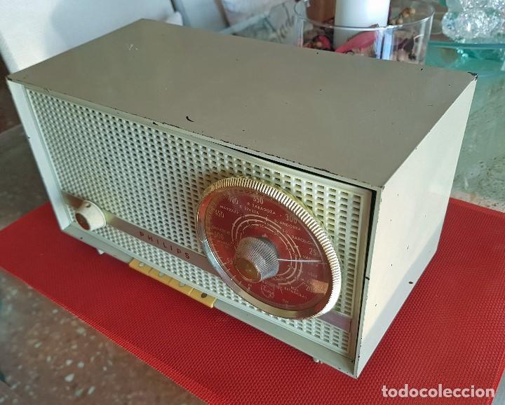 Radios de v&aacute;lvulas: ANTIGUA RADIO DE VALVULAS PHILIPS ( FUNCIONANDO) - Foto 6