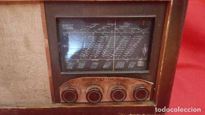 Radios de v&aacute;lvulas: Radio Ducretet &ndash; Thomson D-436 para restaurar. - Foto 2