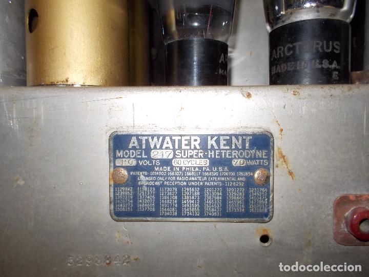 Radios de v&aacute;lvulas: Radio atwater kent - Foto 12