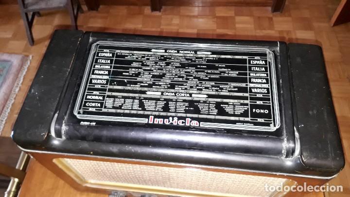 Radios de v&aacute;lvulas: Radio de v&aacute;lvulas antigua marca invicta mod. 243 - Foto 6