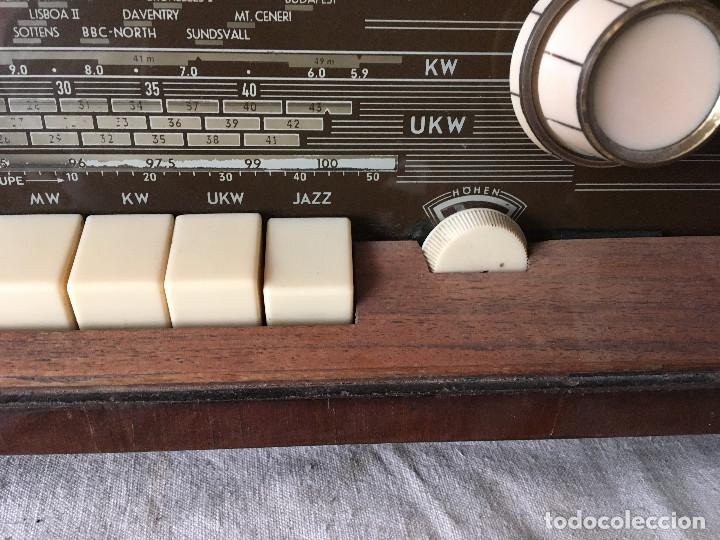 Radios de v&aacute;lvulas: RADIO MADERA TELEFUNKEN SIN CABLE - Foto 3