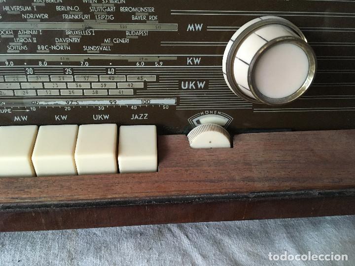 Radios de v&aacute;lvulas: RADIO MADERA TELEFUNKEN SIN CABLE - Foto 4