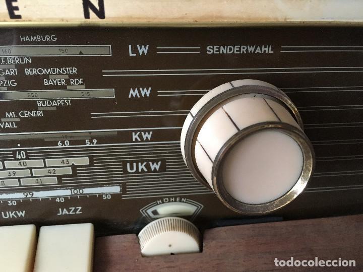 Radios de v&aacute;lvulas: RADIO MADERA TELEFUNKEN SIN CABLE - Foto 5