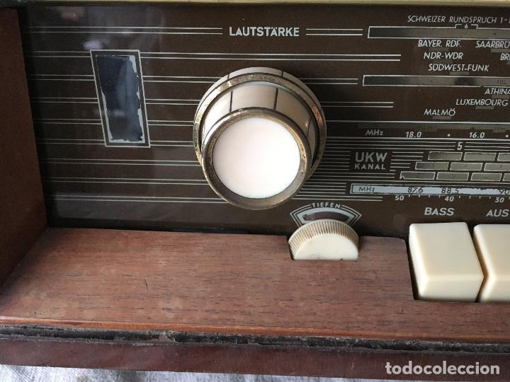 Radios de v&aacute;lvulas: RADIO MADERA TELEFUNKEN SIN CABLE - Foto 7