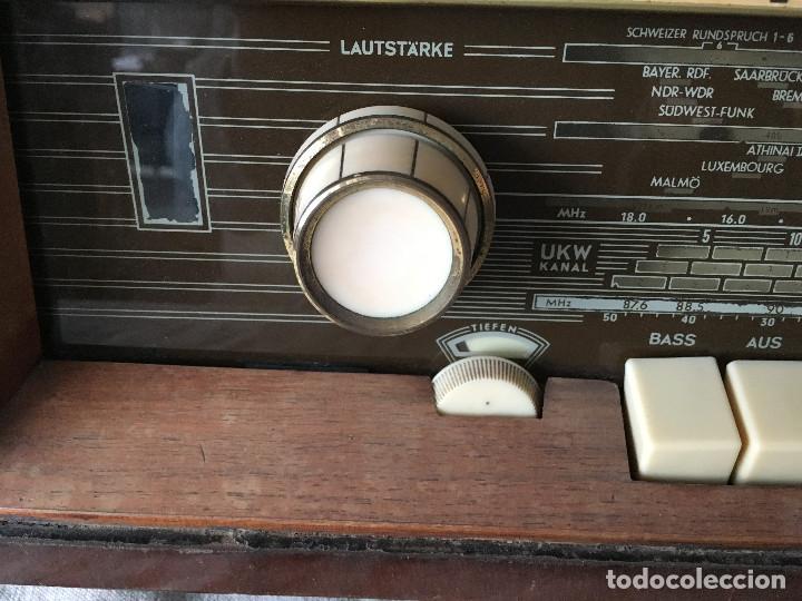 Radios de v&aacute;lvulas: RADIO MADERA TELEFUNKEN SIN CABLE - Foto 8