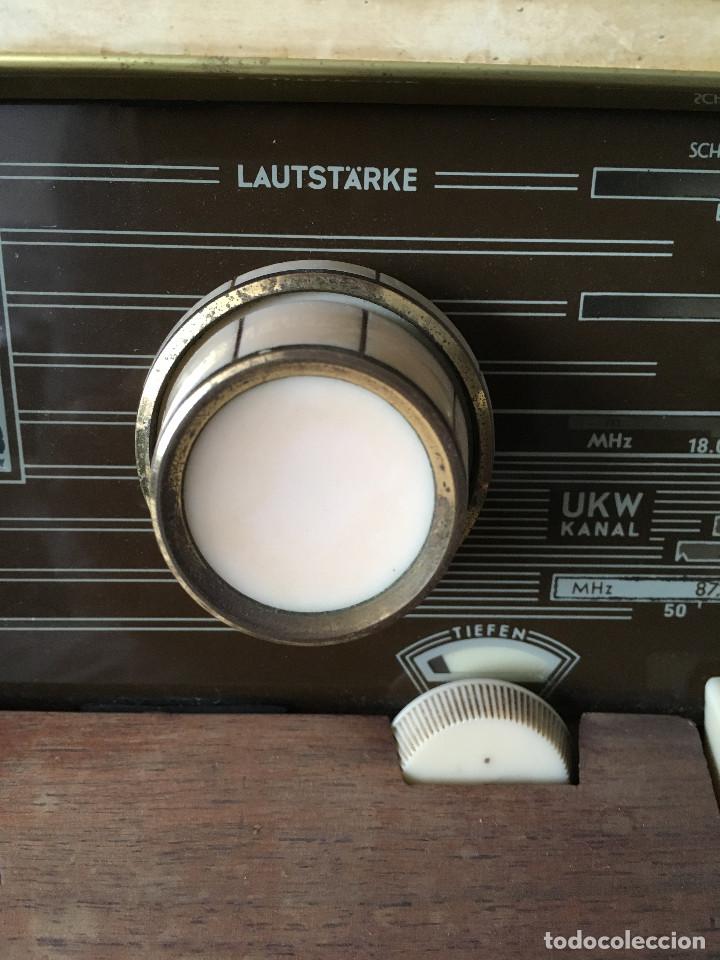 Radios de v&aacute;lvulas: RADIO MADERA TELEFUNKEN SIN CABLE - Foto 10