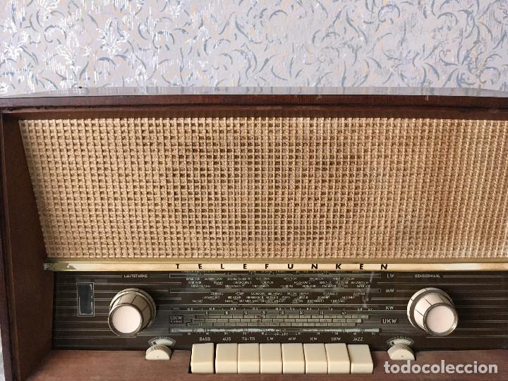 Radios de v&aacute;lvulas: RADIO MADERA TELEFUNKEN SIN CABLE - Foto 12