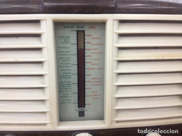 Radios de v&aacute;lvulas: RADIO G.E.C. BC 4835R FUNCIONANDO 220 V - Foto 2