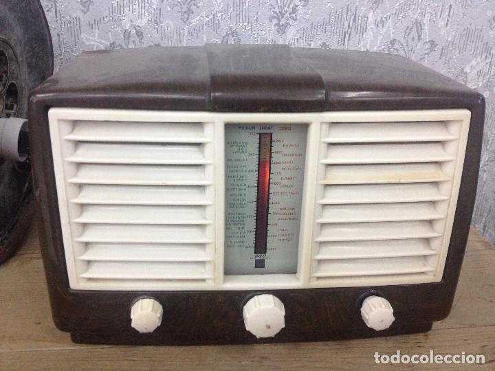 Radios de v&aacute;lvulas: RADIO G.E.C. BC 4835R FUNCIONANDO 220 V - Foto 3