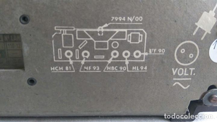 Radios de v&aacute;lvulas: RADIO PHILIPS B2E92U FUNCIONANDO.A&Ntilde;O 1959.ESPA&Ntilde;A - Foto 5