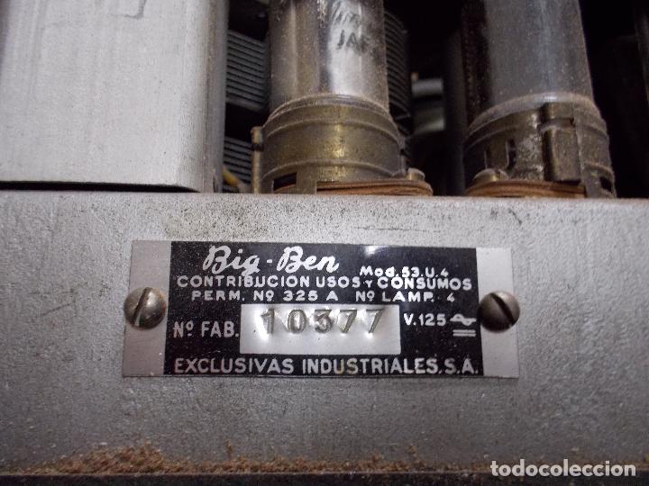 Radios de v&aacute;lvulas: Radio espa&ntilde;ola BIG Ben - Foto 5