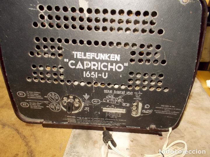 Radios de v&aacute;lvulas: Radio Telefunken Capricho - Foto 17