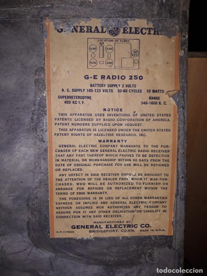 Radios de v&aacute;lvulas: Radio GENERAL ELECTRIC - Foto 8