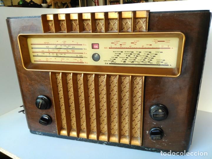 Radios de v&aacute;lvulas: Radio Marconi M-49 - Foto 2