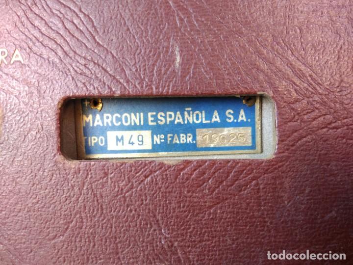 Radios de v&aacute;lvulas: Radio Marconi M-49 - Foto 4