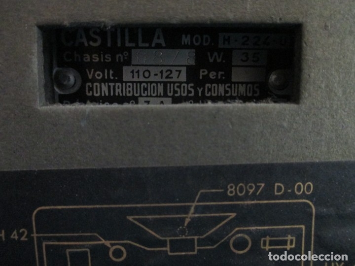 Radios de v&aacute;lvulas: ANTIGUA RADIO MARCA CASTILLA - Foto 10