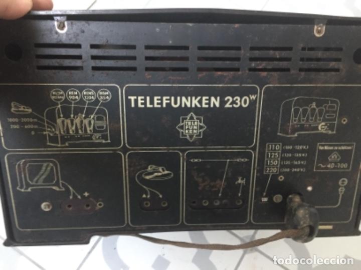 Radios de v&aacute;lvulas: Telefunken 230W Katzenkopf - Foto 3