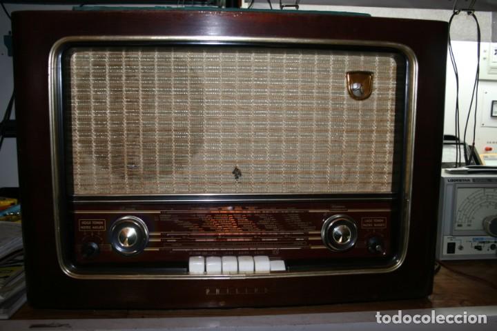 Radios de v&aacute;lvulas: receptor philips. - Foto 1