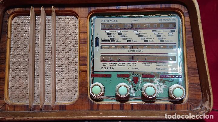 Radios de válvulas: RADIO VALVULAS TAMAÑO MEDIANO M/R RADIO MADRID MODELO CAMPEROL II - Foto 14 - 171709493