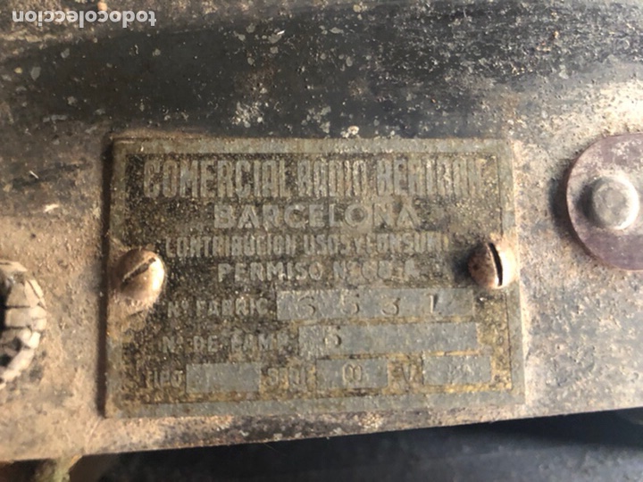 Radios de v&aacute;lvulas: COMERCIAL RADIO BERTRAN. - Foto 3