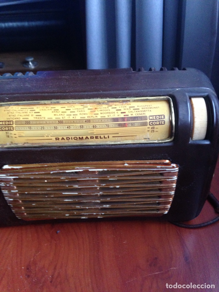 Radios de v&aacute;lvulas: Radio radiomarelli - Foto 3