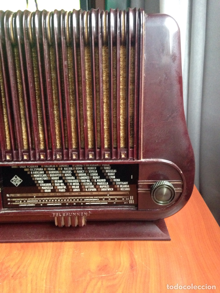 Radios de v&aacute;lvulas: Radio telefunken bah&iacute;a - Foto 3