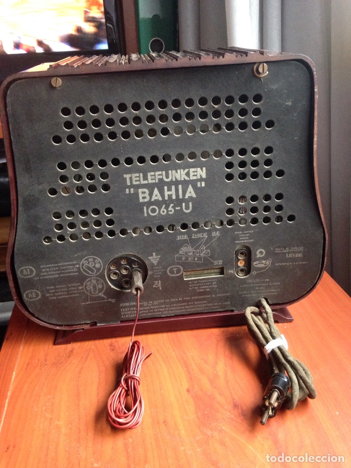 Radios de v&aacute;lvulas: Radio telefunken bah&iacute;a - Foto 14