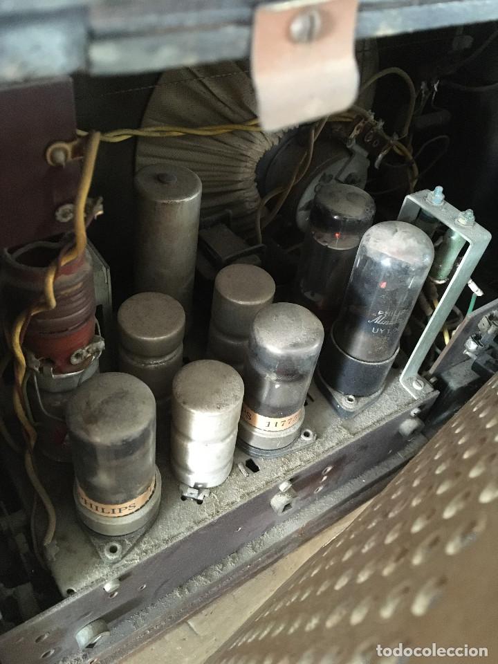 Radios de v&aacute;lvulas: RADIO PHILIPS 658V-A&Ntilde;O 1945.220V - Foto 6