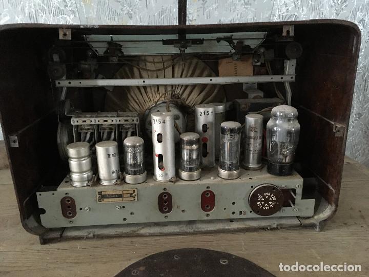 Radios de v&aacute;lvulas: RADIO PHILIPS 1954-FUNCIONA 220V.SOLO AM. - Foto 6