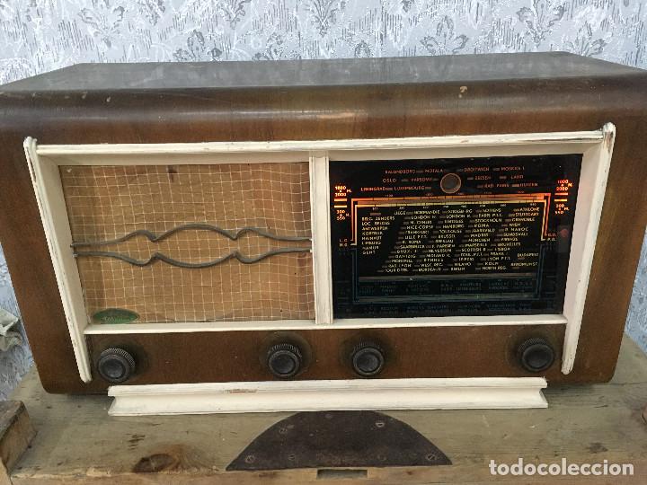 Radios de v&aacute;lvulas: RADIO ATHENES MADERA. 220V - Foto 2