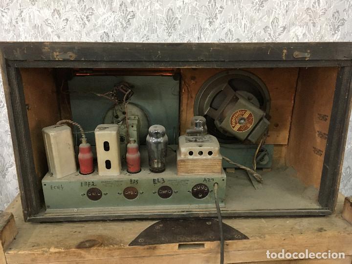 Radios de v&aacute;lvulas: RADIO ATHENES MADERA. 220V - Foto 6