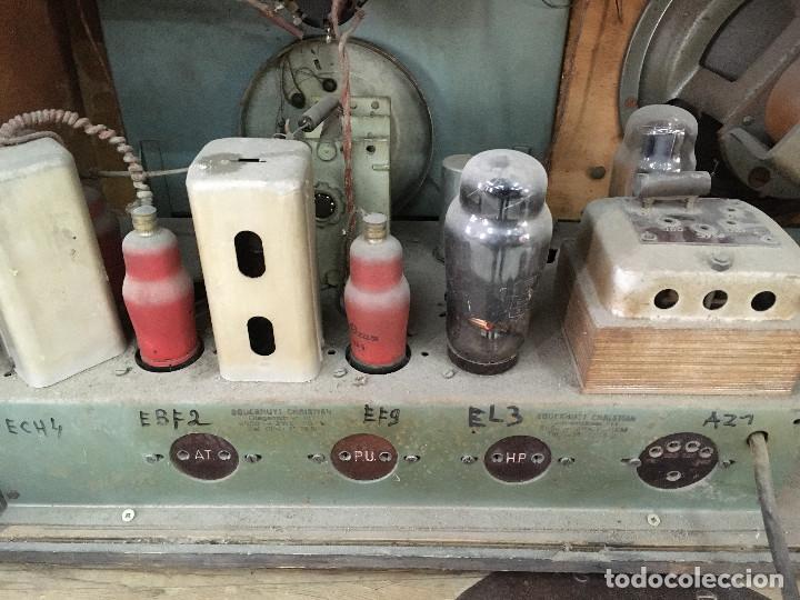 Radios de v&aacute;lvulas: RADIO ATHENES MADERA. 220V - Foto 7