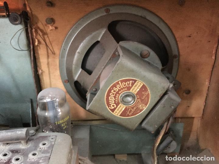 Radios de v&aacute;lvulas: RADIO ATHENES MADERA. 220V - Foto 9