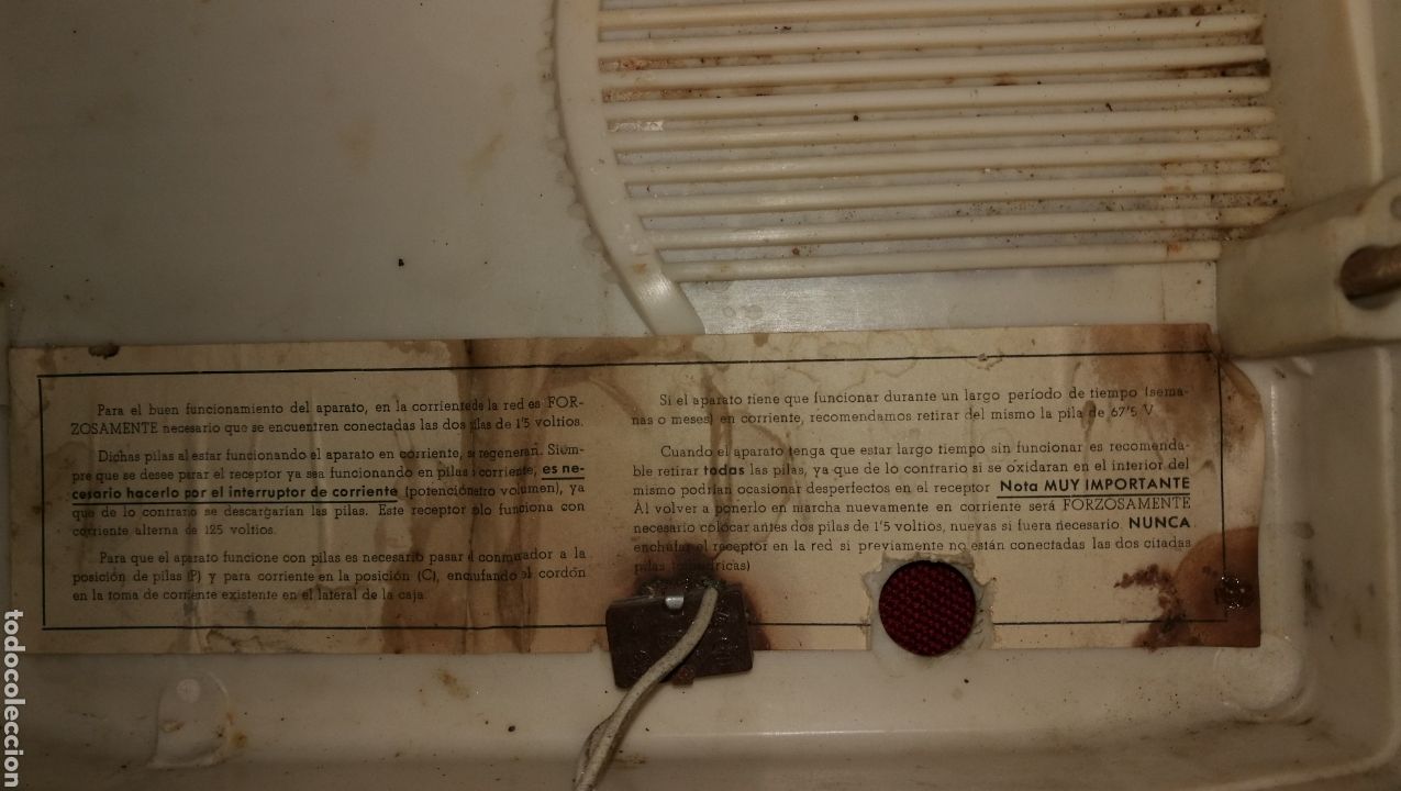 Radios de v&aacute;lvulas: ANTIGUA RADIO DE MANO - Foto 14