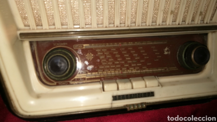 Radios de v&aacute;lvulas: ANTIGUO RADIO MADERA TELEFUNKE - Foto 2