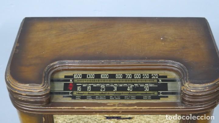 Radios de v&aacute;lvulas: ANTIGUA RADIO FLECHA DE PLATA - Foto 4