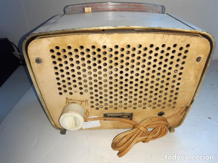 Radios de v&aacute;lvulas: Radio antugua Philips peineta blanco - Foto 5