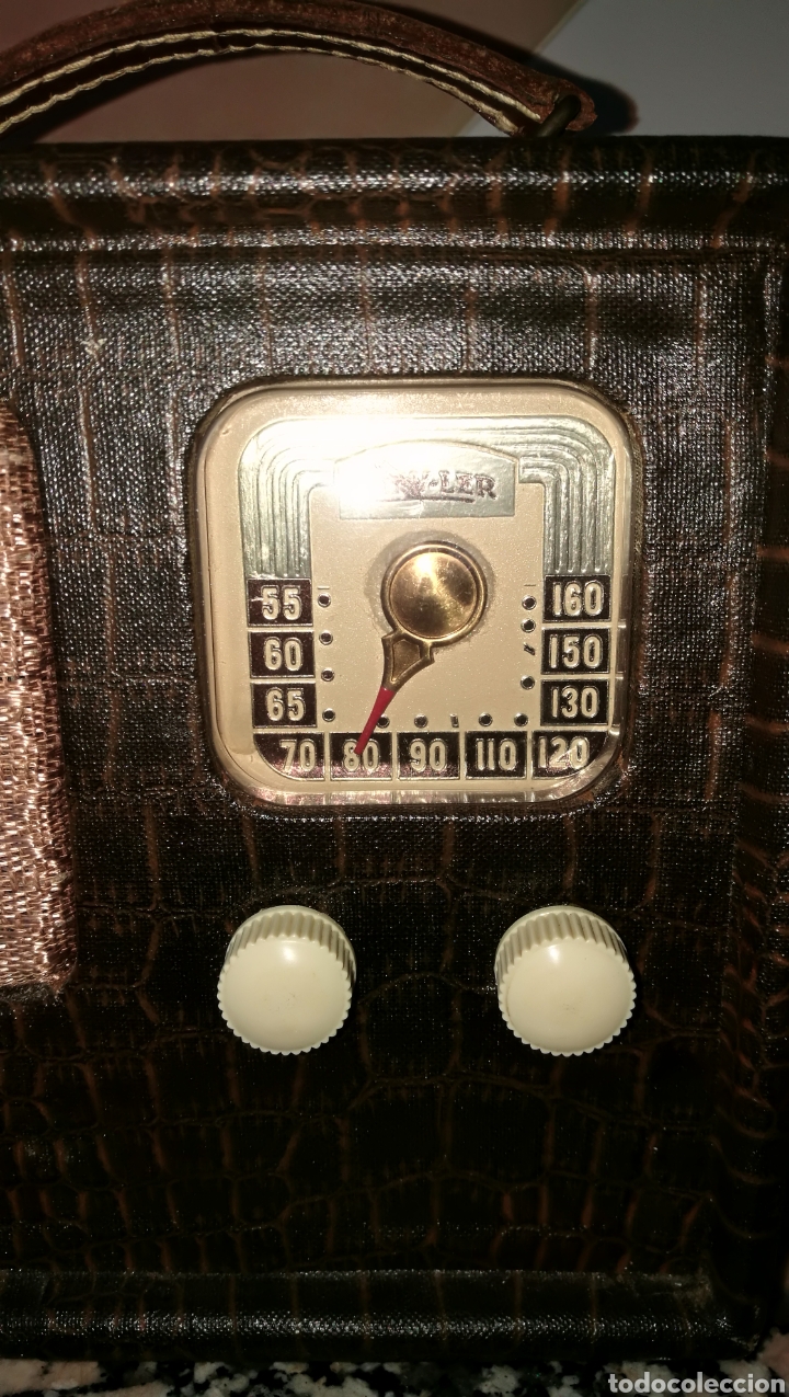 Radios de v&aacute;lvulas: ANTIGUA RADIO MALETIN - Foto 2