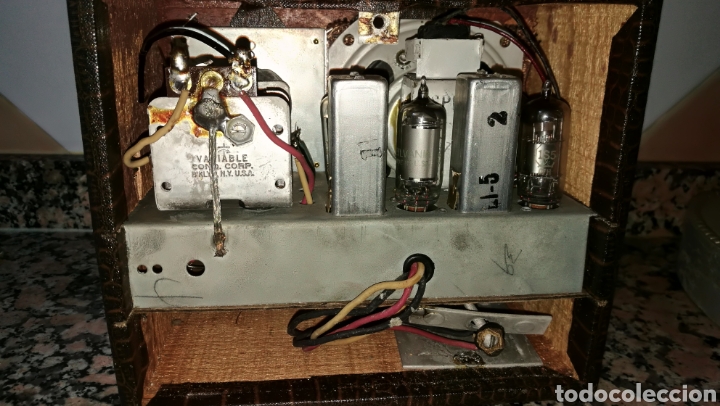 Radios de v&aacute;lvulas: ANTIGUA RADIO MALETIN - Foto 7