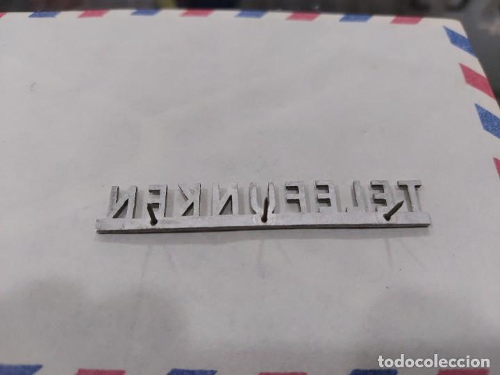 Radios de v&aacute;lvulas: Emblema para radios Telefunken - Foto 2